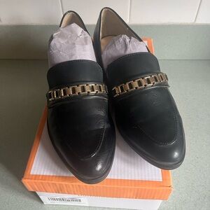 Dunion Black  Penny Loafers size 9 women’s w orig box